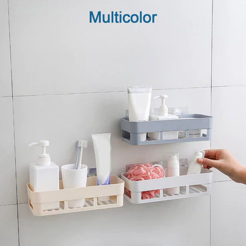 SDF INDIA  Plastic Inter Design Bathroom Kitchen Organize Shelf Rack Shower Corner