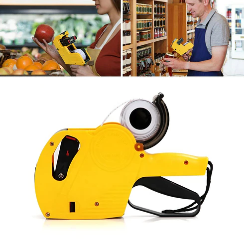 SDF INDIA PRICE LABELLER GUN WIDELY USED IN DEPARTMENTAL STORES AND MARKETS FOR PRICE TAGGING AMONG CUSTOMERS.