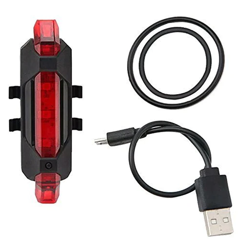 SDF INDIA  Rechargeable Bicycle Front Waterproof LED Light  Red