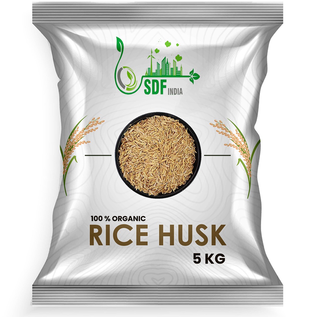 SDF INDIA Rice Husk for Gardening (5KG)