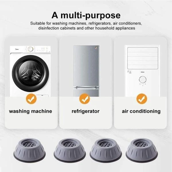 SDF INDIA WASHER DRYER ANTI VIBRATION PADS WITH SUCTION CUP FEET