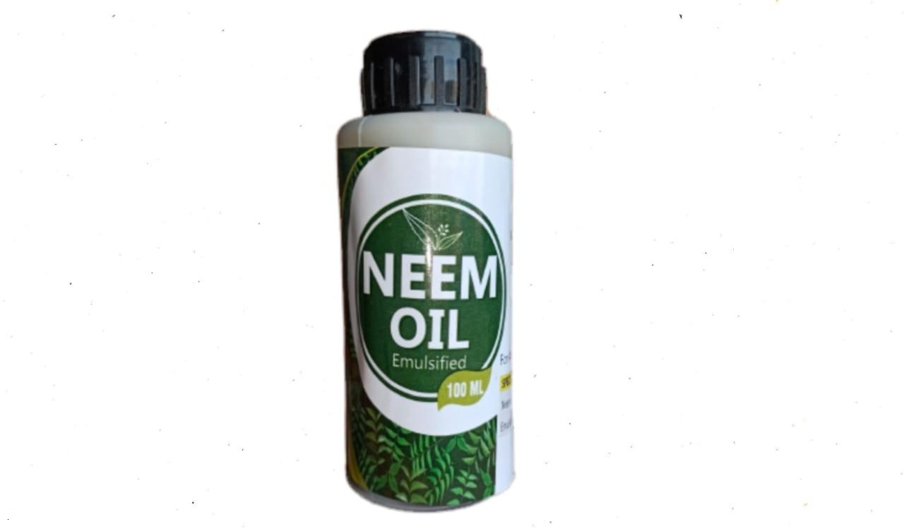 SDF INDIA Water Soluble Neem Oil for Plant Pest Control - Organic Pesticide for Plants and Flowers use for Plants Insects pesticides 100 ML