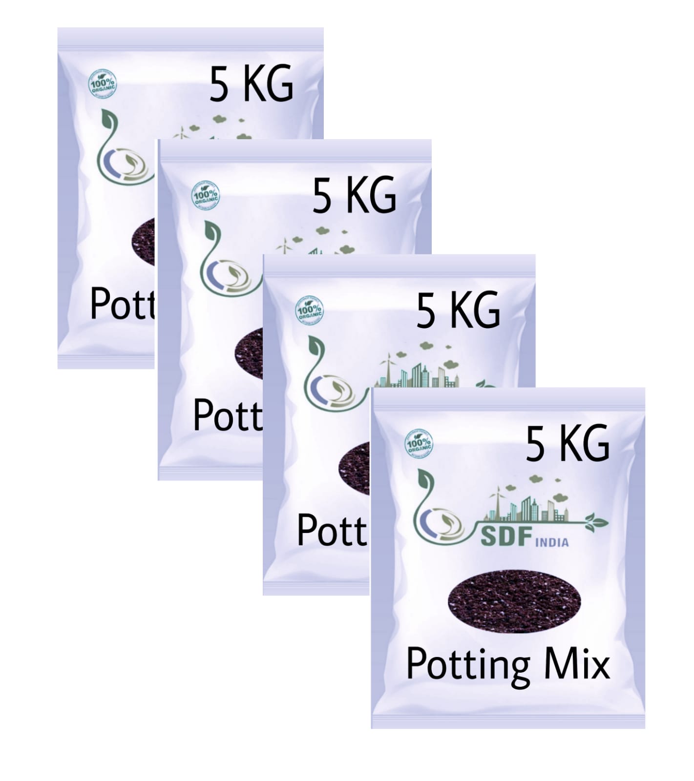 SDFindia  20 KG Potting Mix 4 PACK OF 5KG