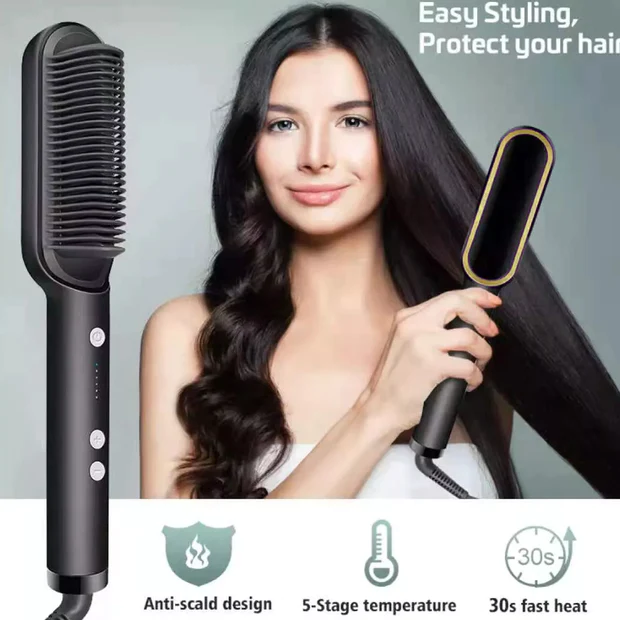 SDFINDIA Hair Straightener Used While Massaging Hair Scalps And Head. 