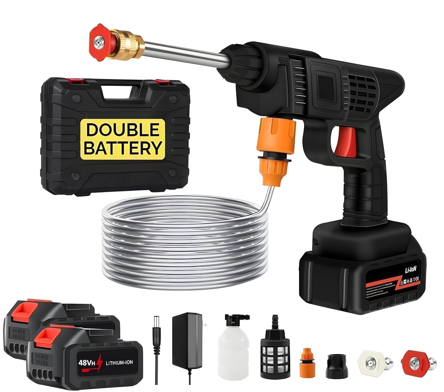 SDFINDIA MZ WG05 CAR WASH GUN(Dual Battery)