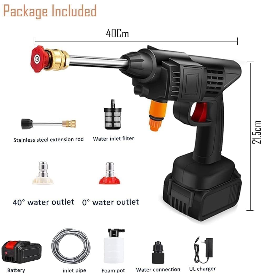 SDFINDIA MZ WG05 CAR WASH GUN(Dual Battery)
