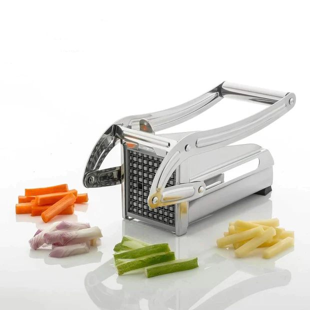 SDFINDIA STAINLESS STEEL FRENCH FRIES POTATO CHIPS STRIP CUTTER MACHINE WITH BLADE 