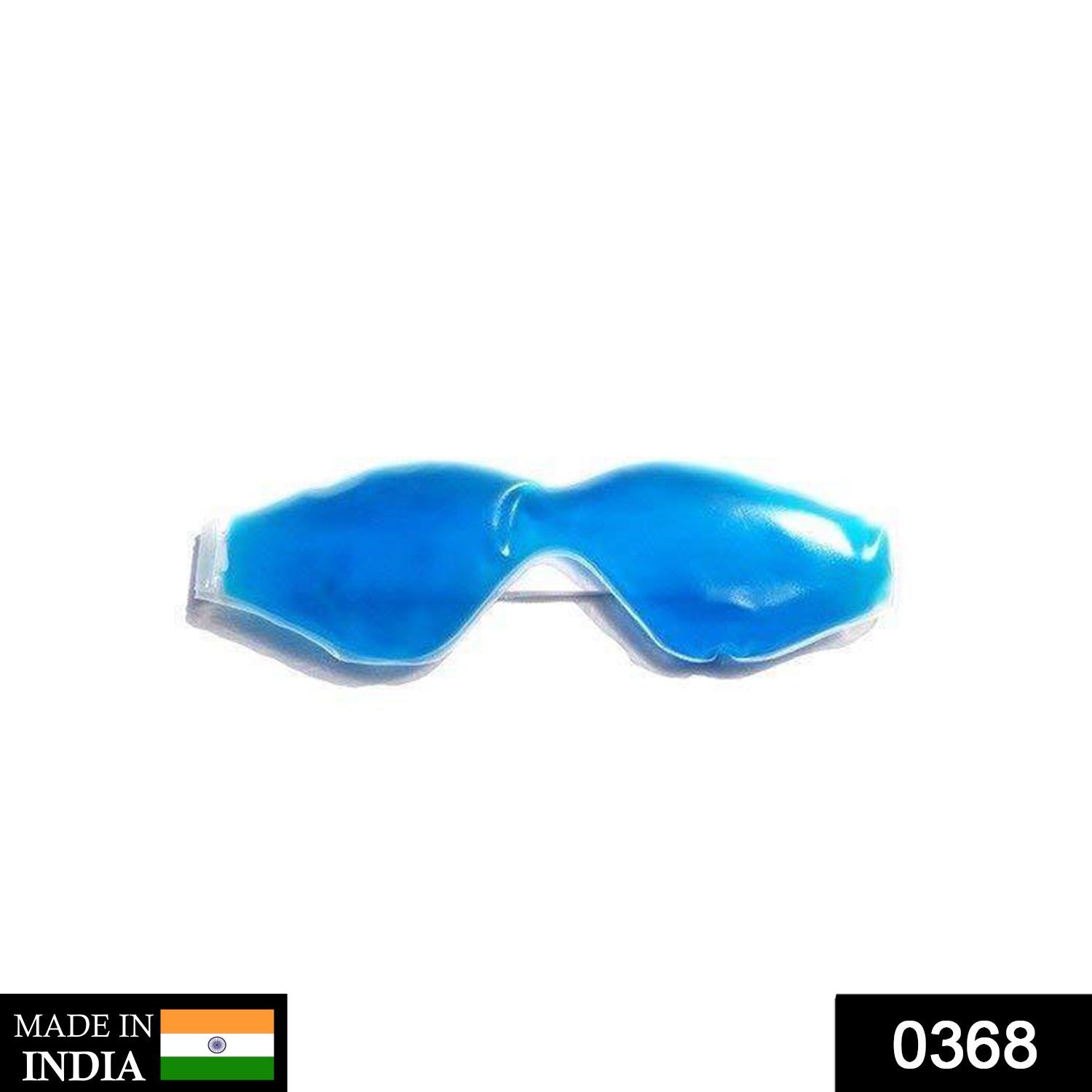 0368_cool_eye_mask_blue Plastic Cooling Gel Eye Mask
