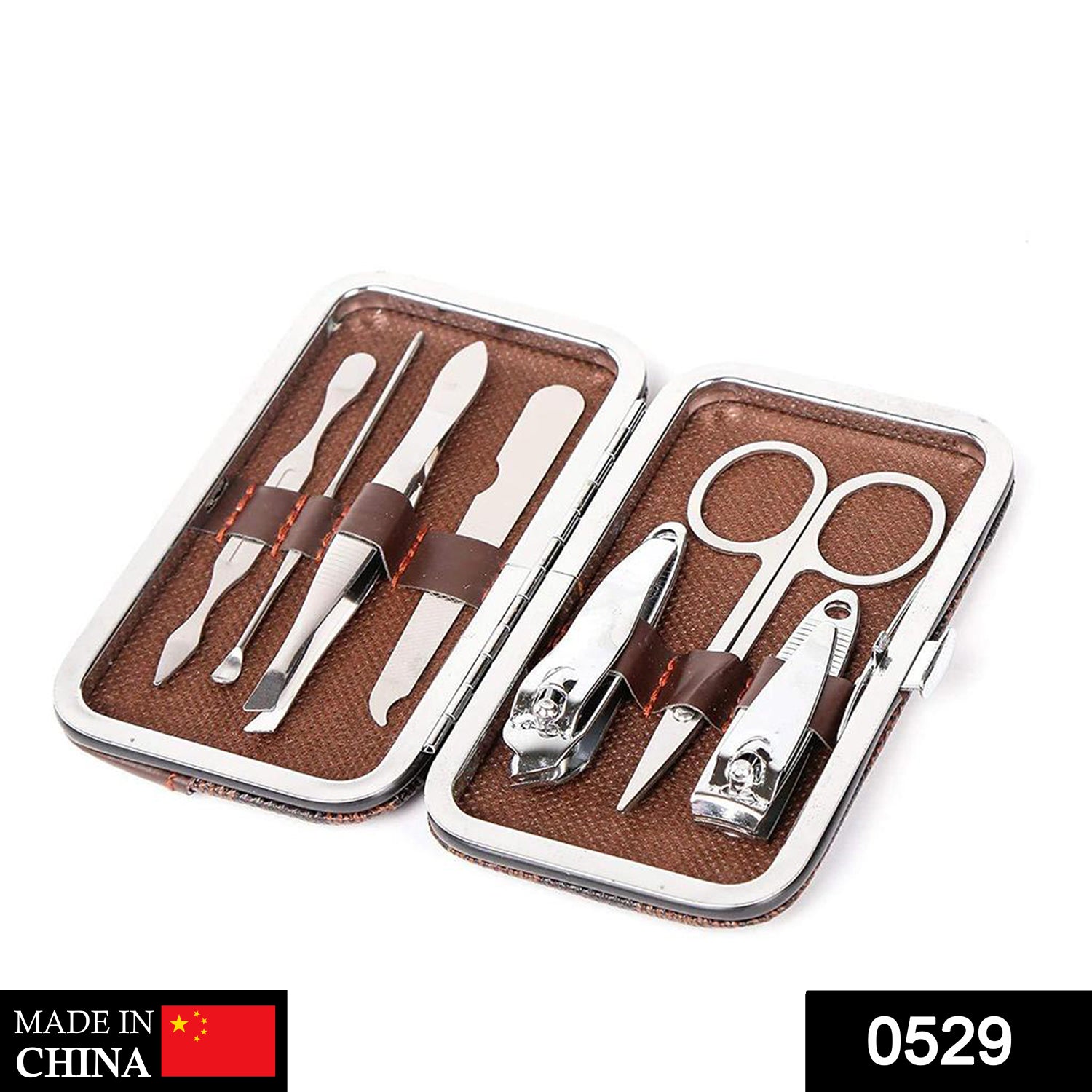 0529 Pedicure & Manicure Tools Kit For Women (7in1)