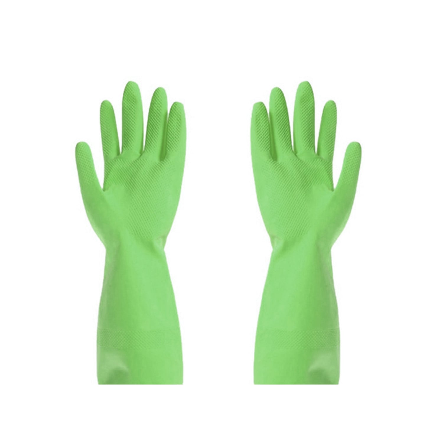 0653 Multipurpose cleaning rubber hand gloves (green) 1 PC