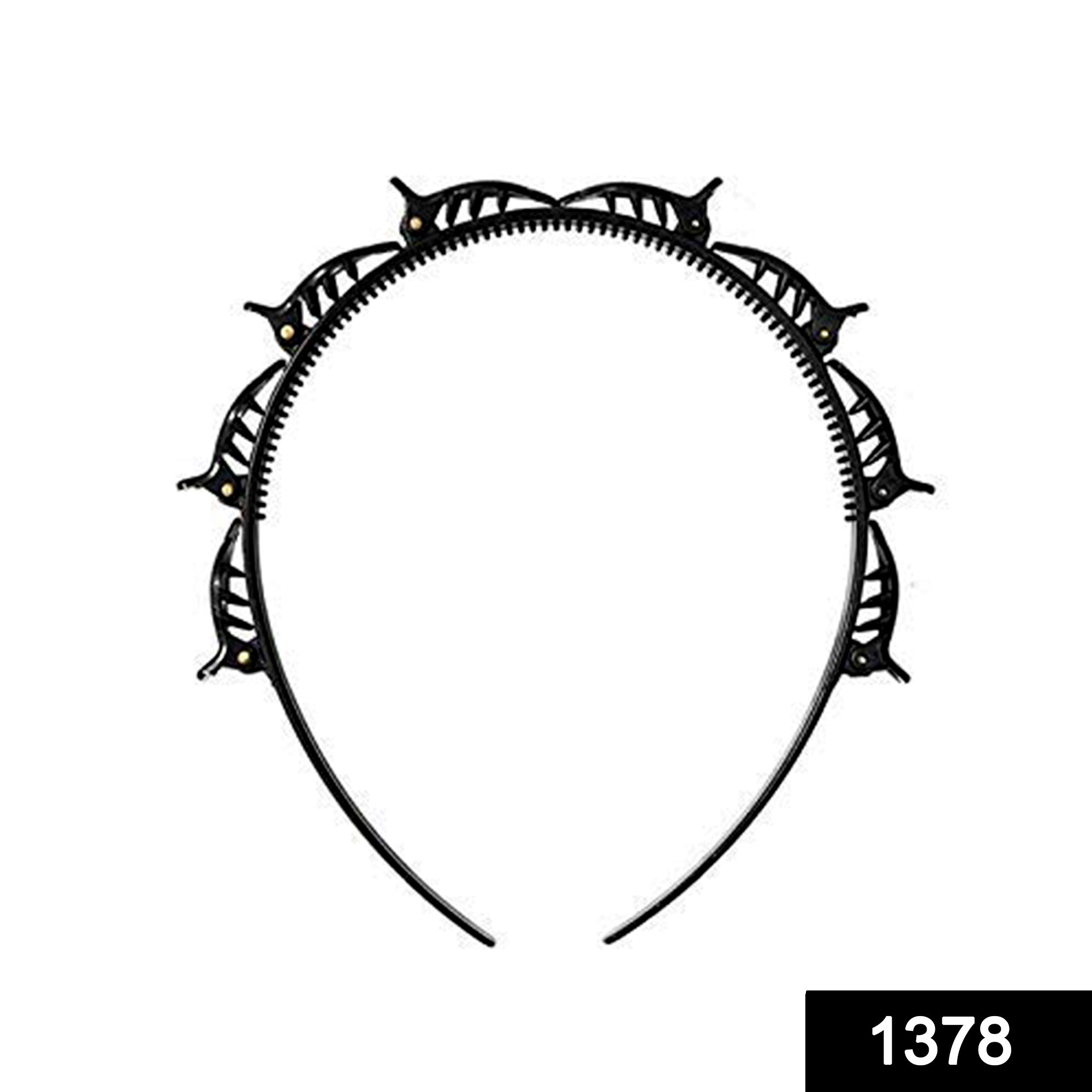 1378 Hair Styling Headband Hair Hoop Hair Band (Multicolour)