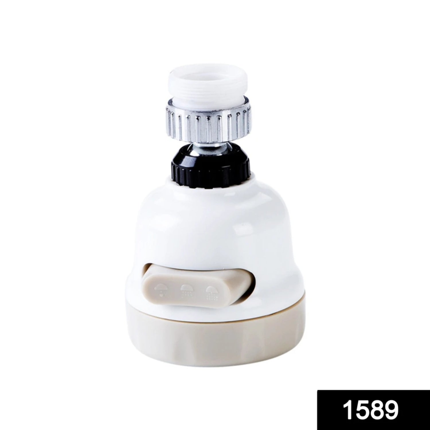 1589 ROTATABLE SPLASH PROOF 3 MODES WATER SAVING NOZZLE FILTER FAUCET SPRAYER