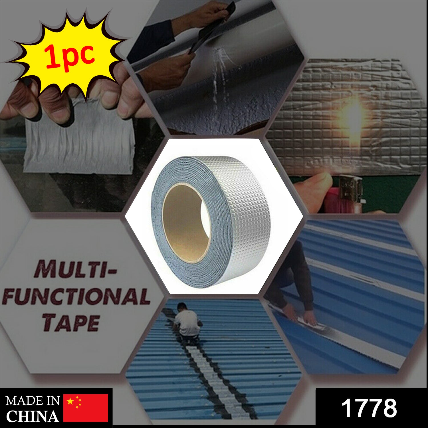 1778_aluminum_butyl_tape Aluminium Self Adhesive Foil Tape