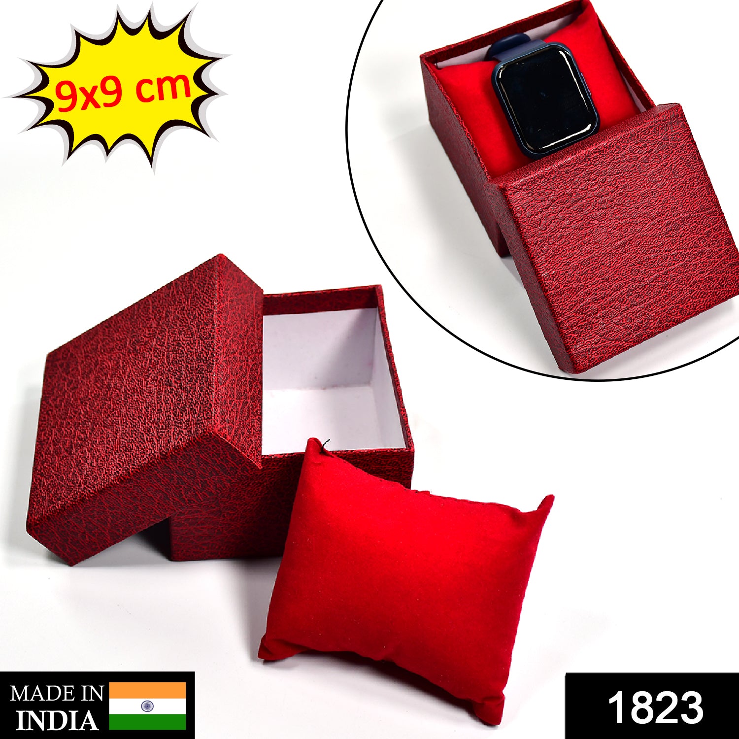 1823 Cardboard gift Watch Box, watch cases for single watch display