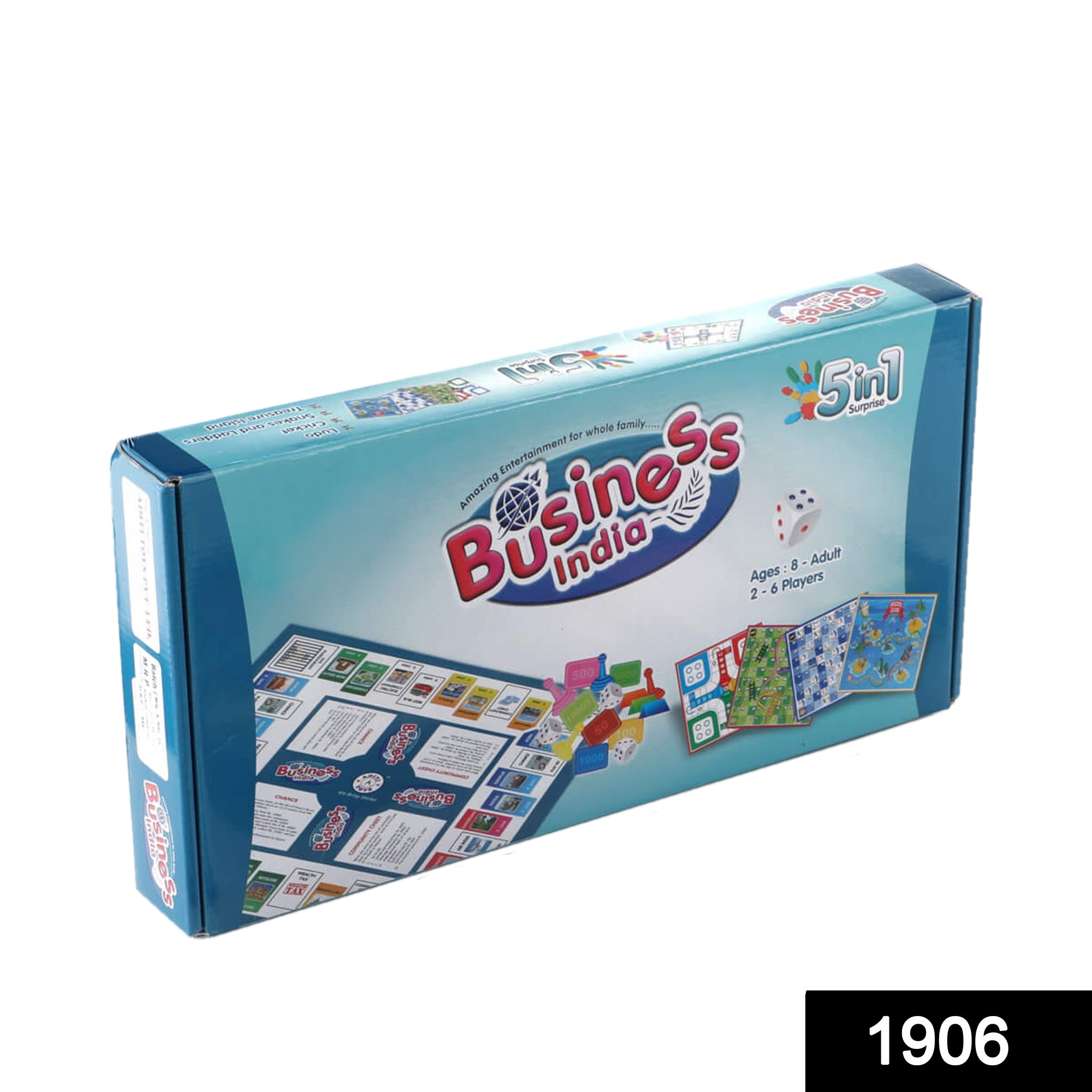 1906_at06_5in1_business_game Fun Filled Business Game with Plastic Money Coins for Young Businessmen