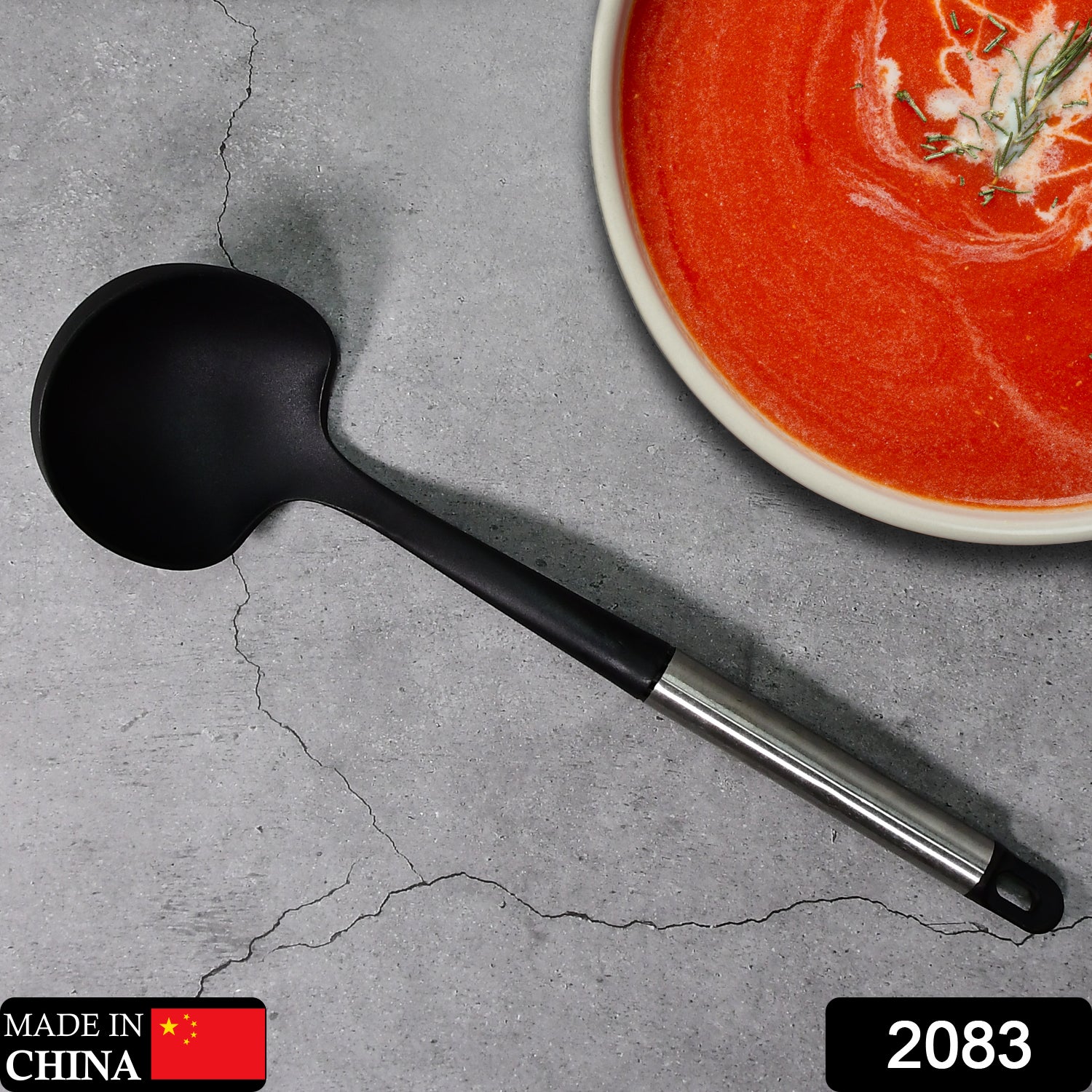 2083 Heat-Resistant Nonstick Ladle Scoop for Kitchen Cooking Utensil Tools