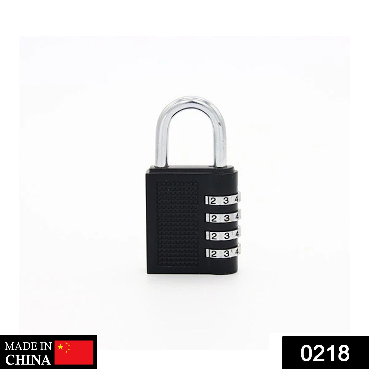 0218_4digit_lock 4 Digit Combination Padlock