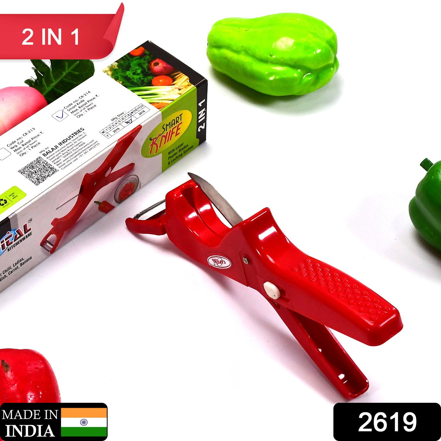 2619 Smart Cutter Smart Knife Cum Chopping Knife