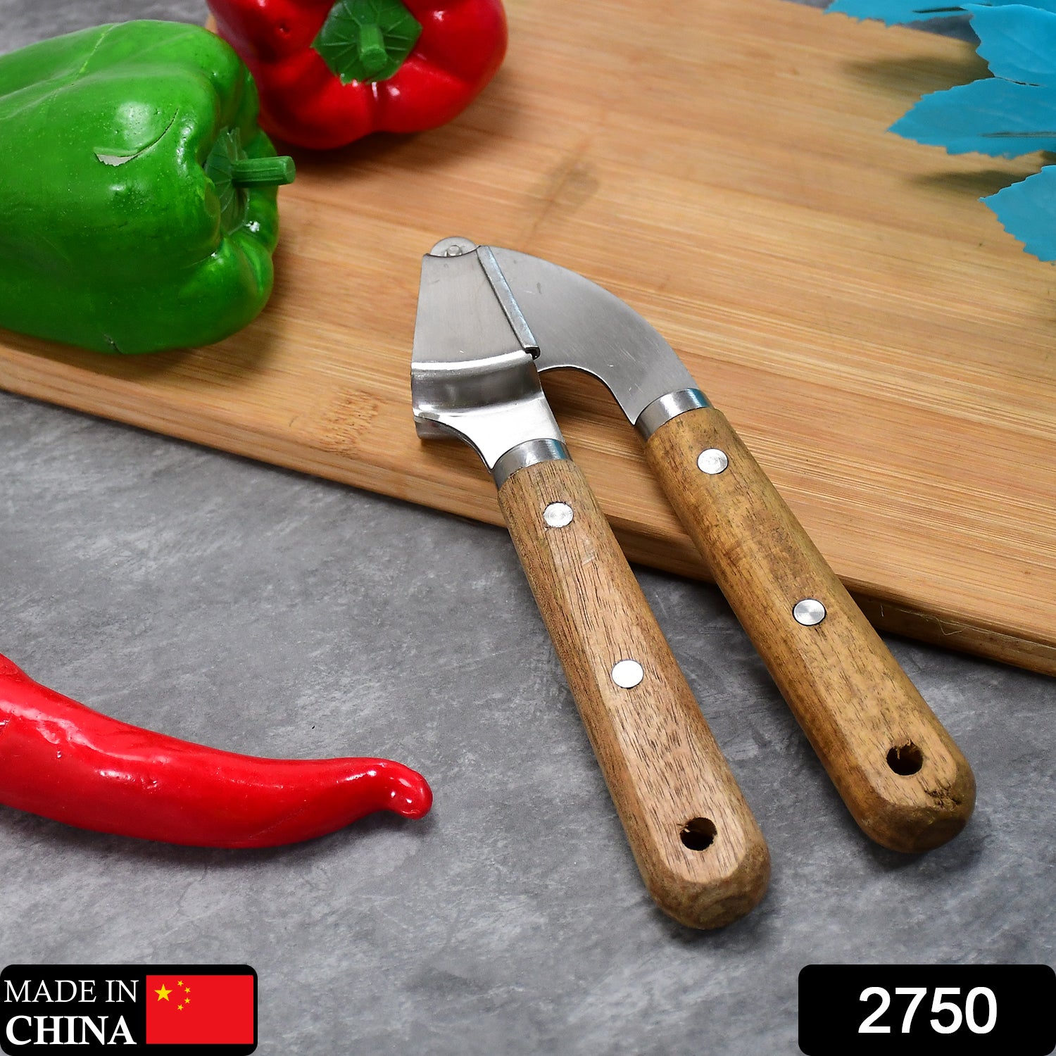 2750 Garlic Press Crusher Grinder Manual Multifunctional Vegetables Ginger Squeezer Masher