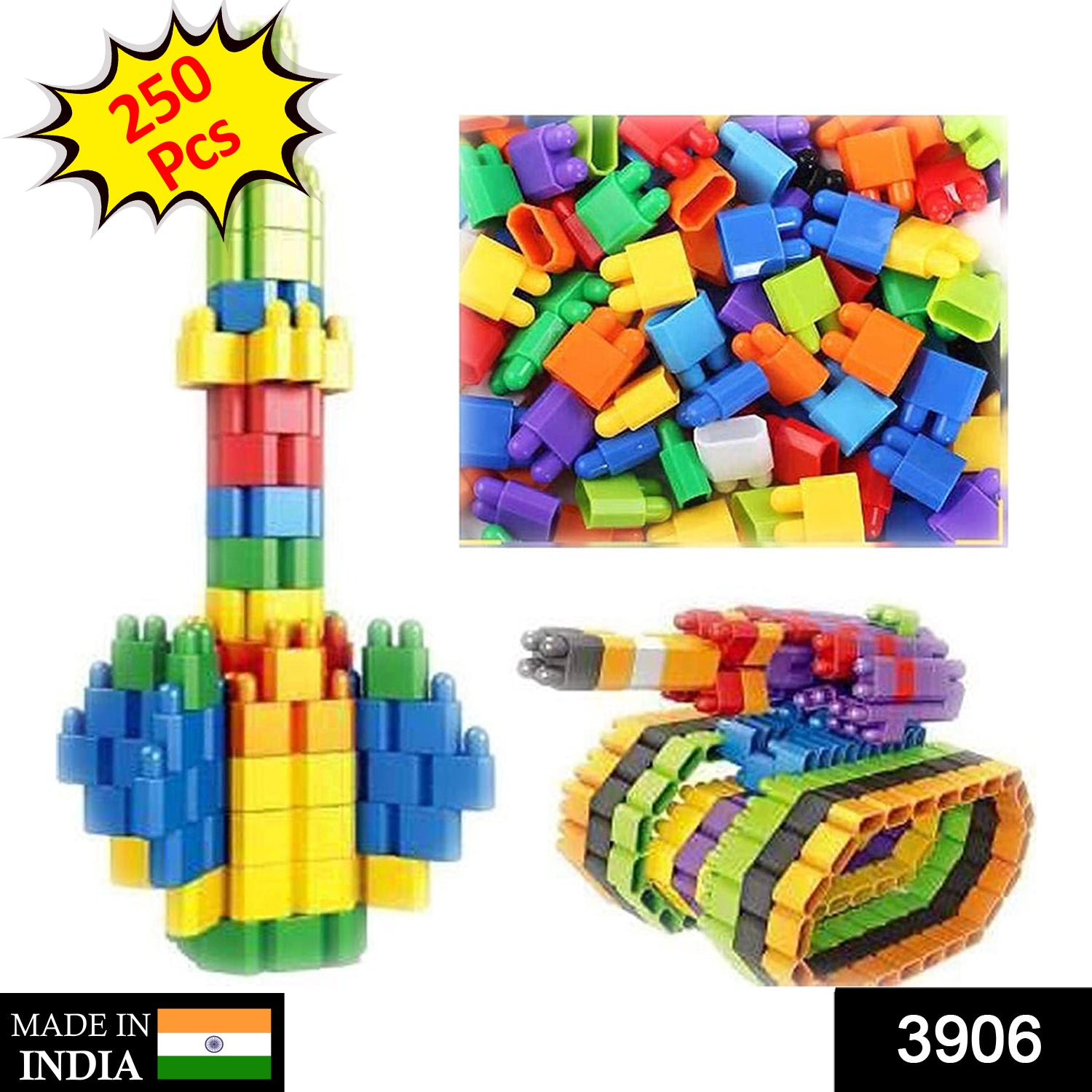 3906 250 Pc Bullet Toy used in all kinds of household and official places by kids and children's specially for playing and enjoying purposes.