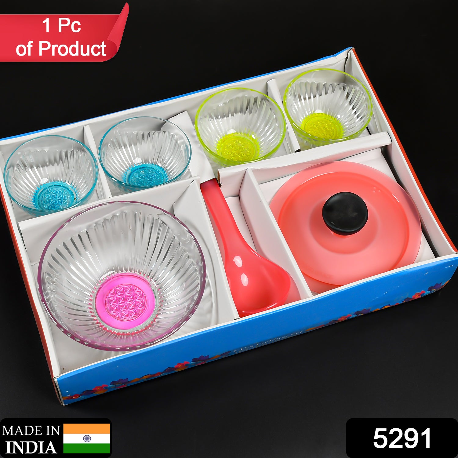 5291 Spring Pudding Set All Type Serving Use Set For Home & Kitchen Use