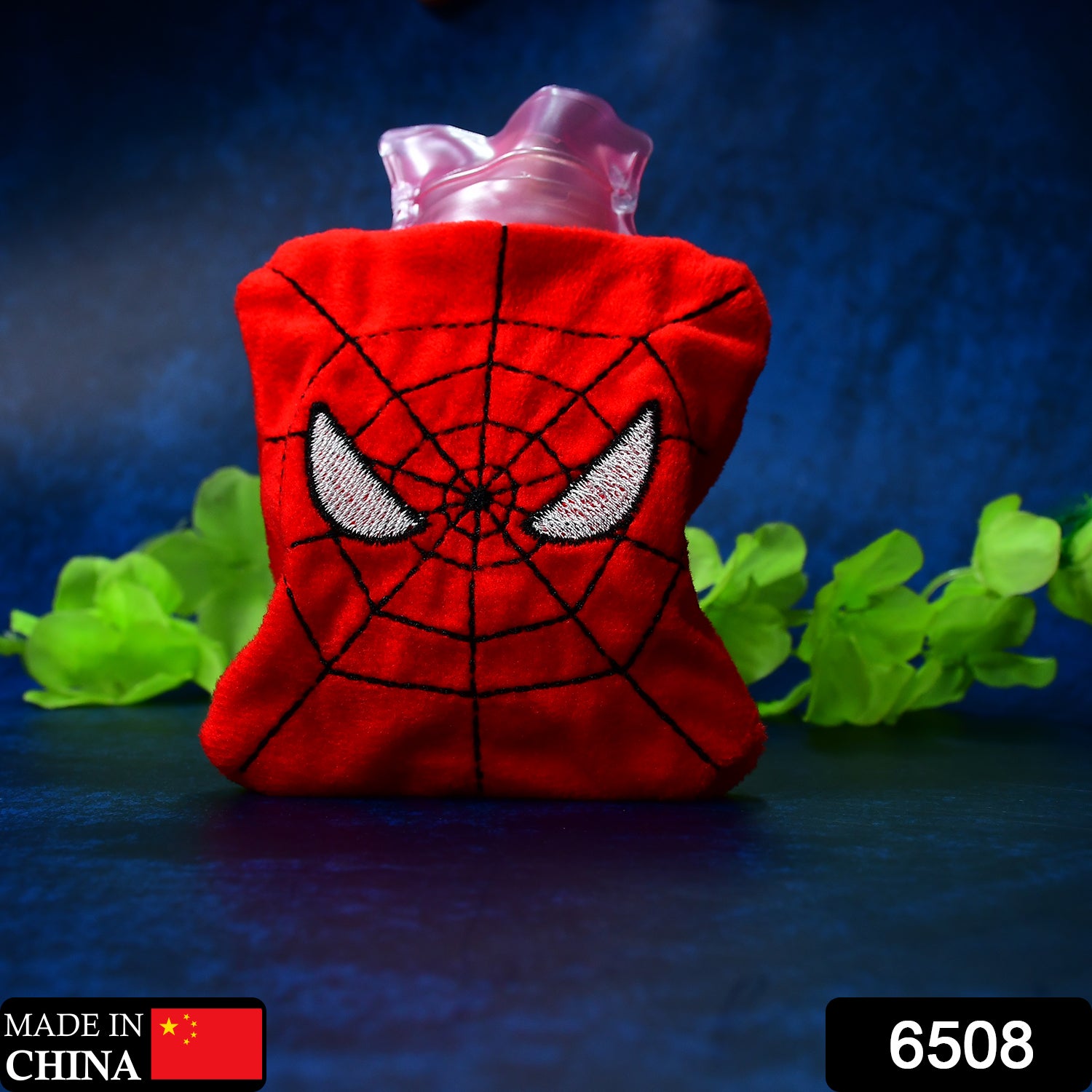 6508 Spiderman small Hot Water Bag with Cover for Pain Relief, Neck, Shoulder Pain and Hand, Feet Warmer, Menstrual Cramps.