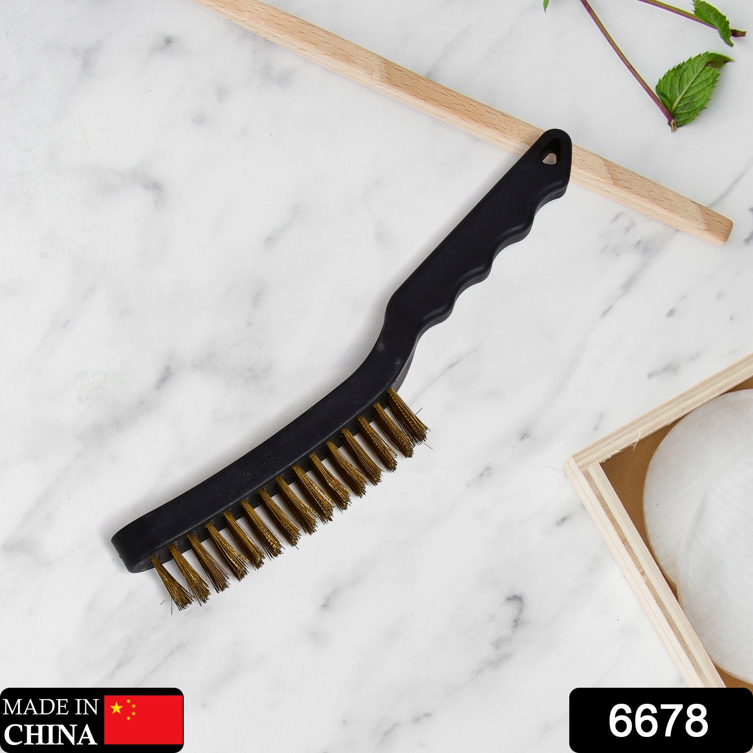 6678 Mini Brush Cleaning  Brash, Steel Wire