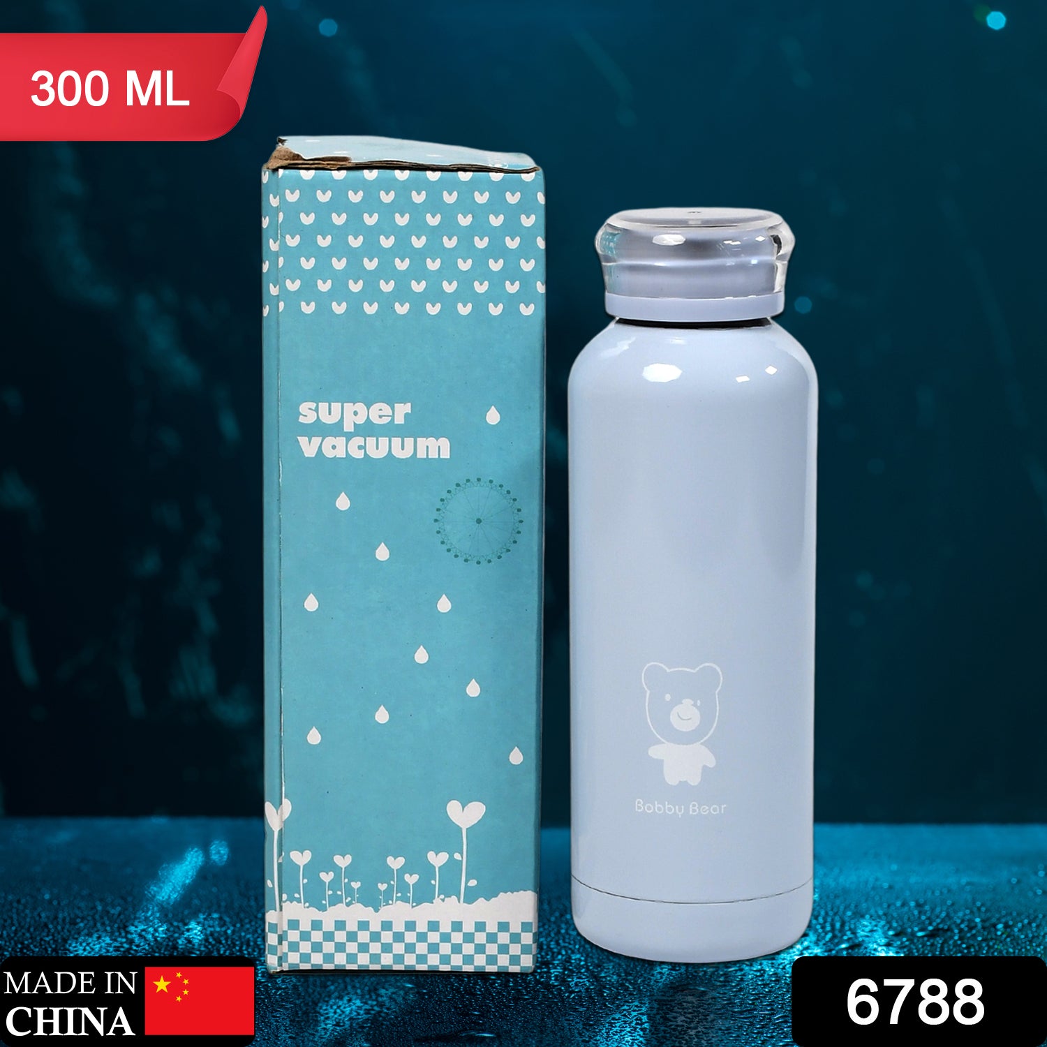 6788 Double Wall Vacuum Steel Bottle Travel Water Bottle 300Ml For Home , Office & School Use