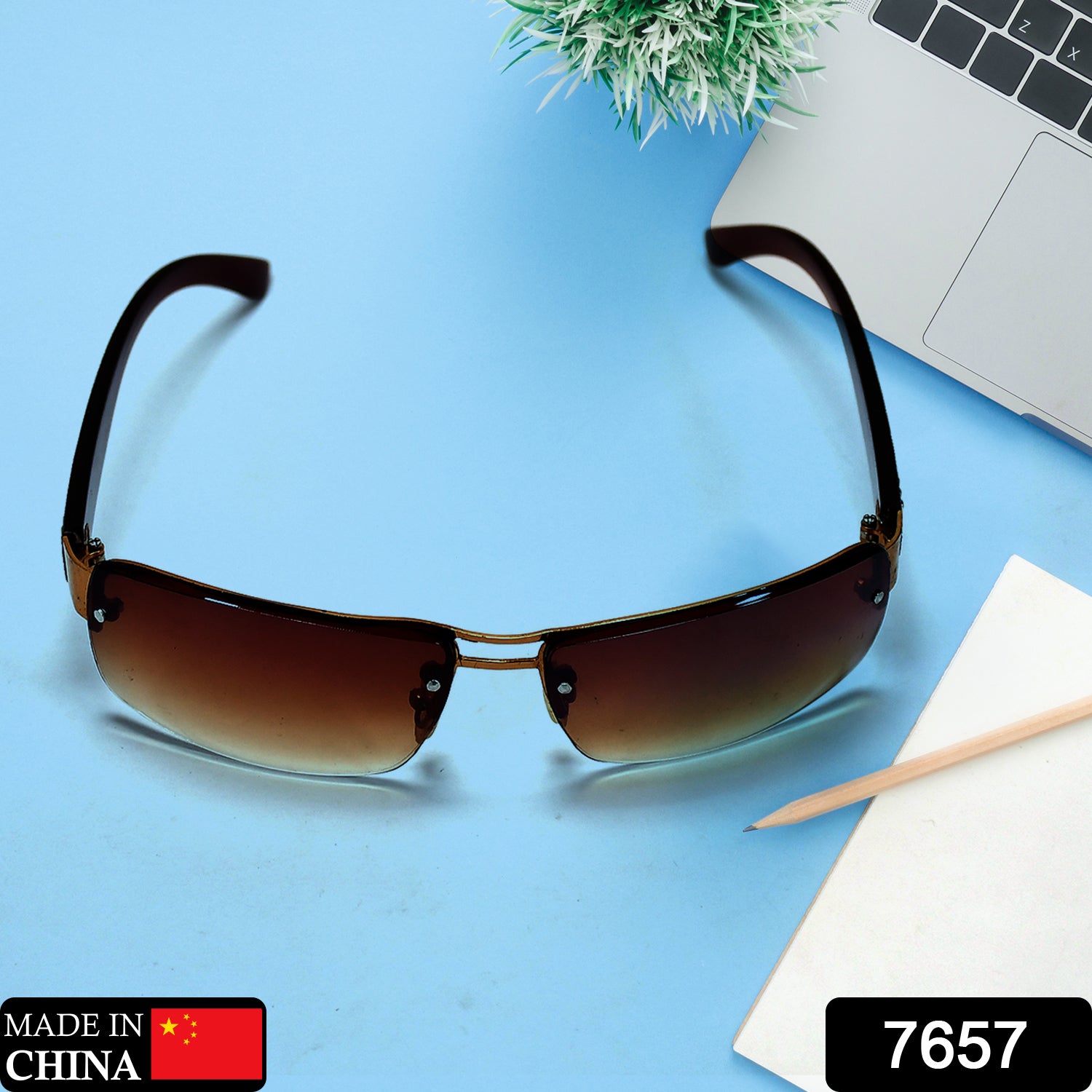 7657 Men Casual Sunglasses Flexible Design ( 1 pcs )