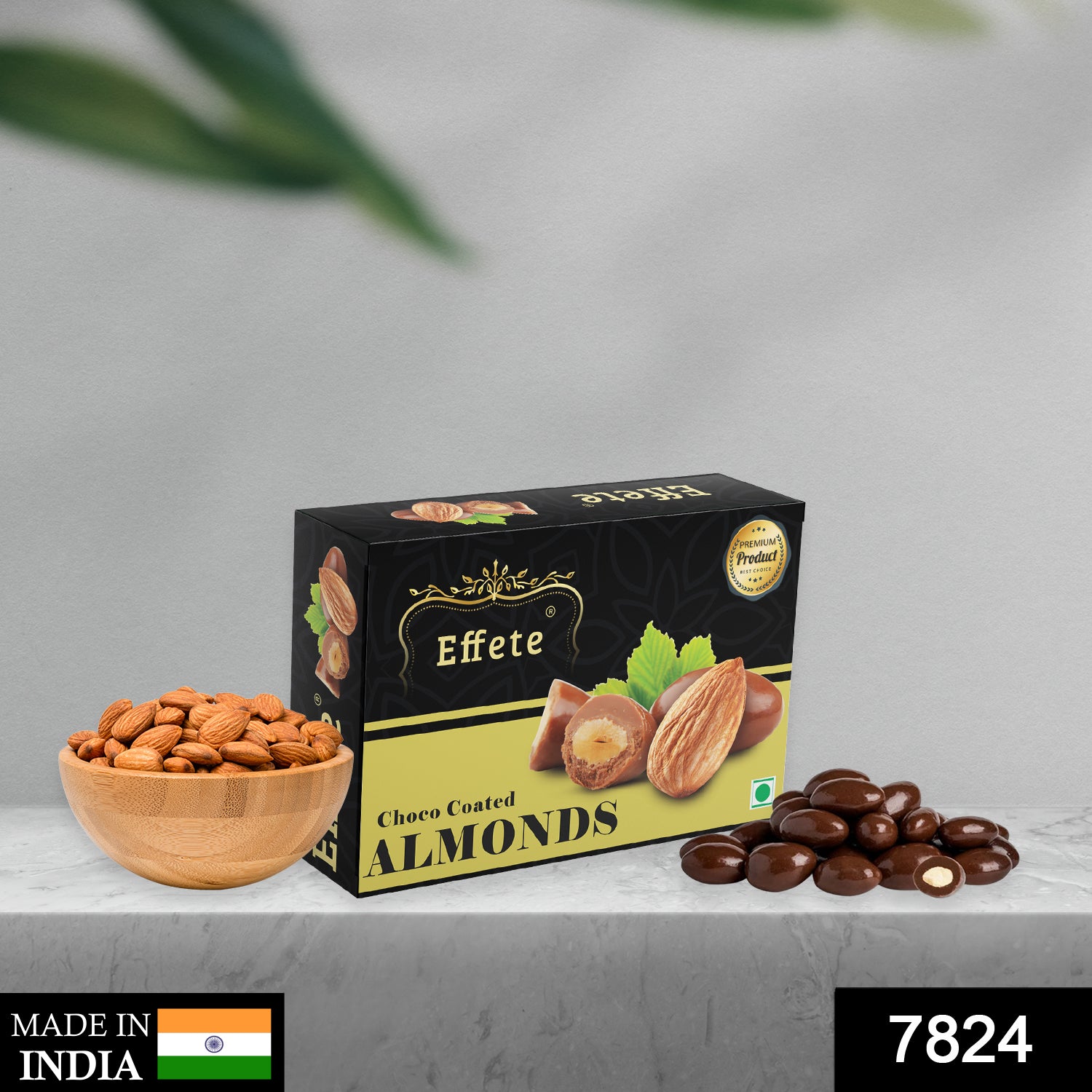 7824 EFFETE CHOCO ALMONDS CHOCOLATE 40GM