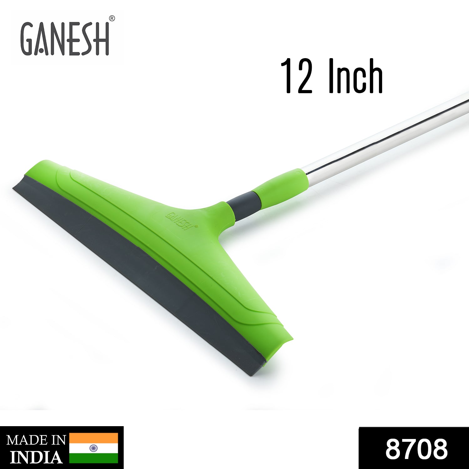 8708 Ganesh Telescopic Bathroom Wiper 12 Inch (30 cm)