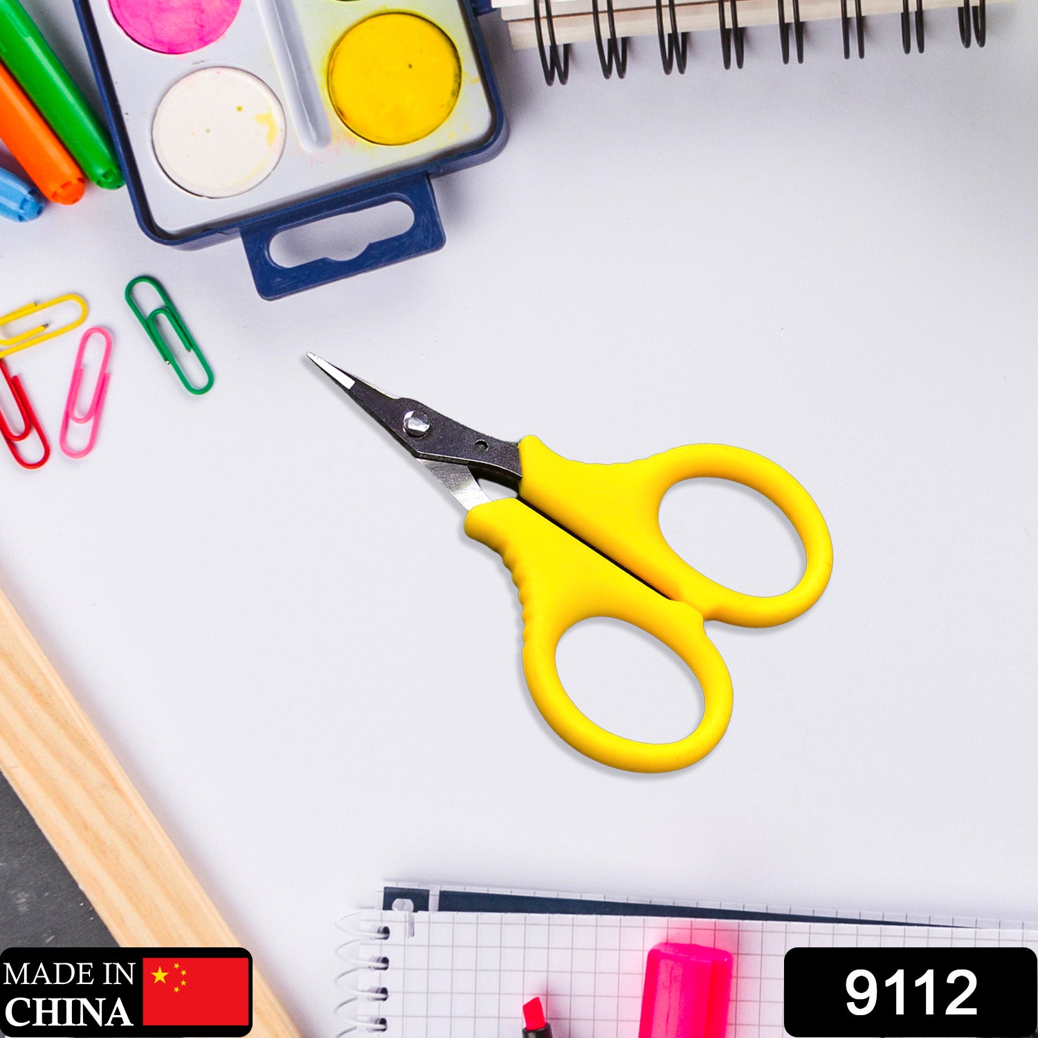 9112 Multipurpose Scissors Comfort Grip Handles Used in Home and Office.